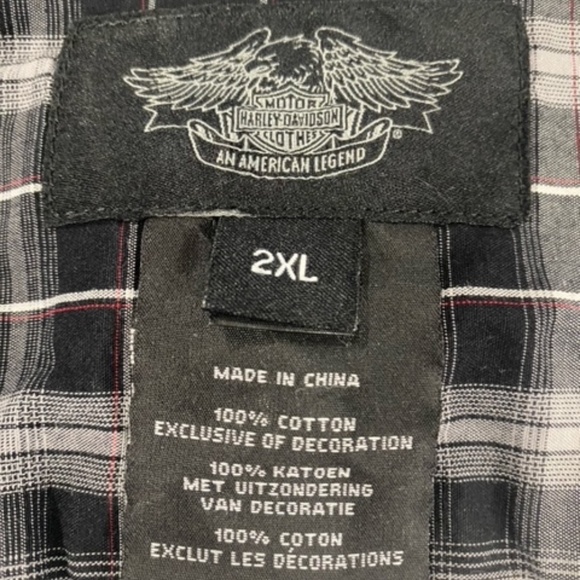 Men’s Harley Davidson Snap up Shirt - Picture 4 of 8